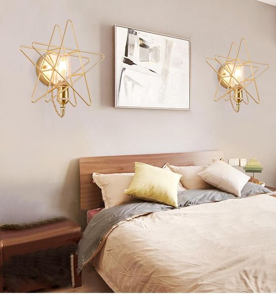 wall lamp nordic creative five-pointed star brass living room personality background
wall lamp nordic creative five-pointed star brass living room personality background