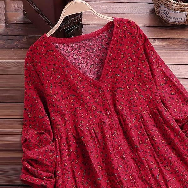 fashion cotton and linen womens shirts lace print v neck long sleeve cute tunic blouse camisas mujer blusen women, White
fashion cotton and linen womens shirts lace print v neck long sleeve cute tunic blouse camisas mujer blusen women, White