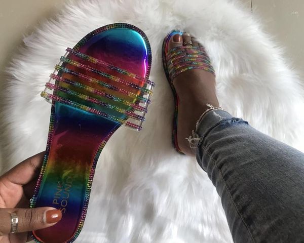 women slippers flip flops summer slides shoes crystal diamond bling beach sandals casual slip on1, Black
women slippers flip flops summer slides shoes crystal diamond bling beach sandals casual slip on1, Black
