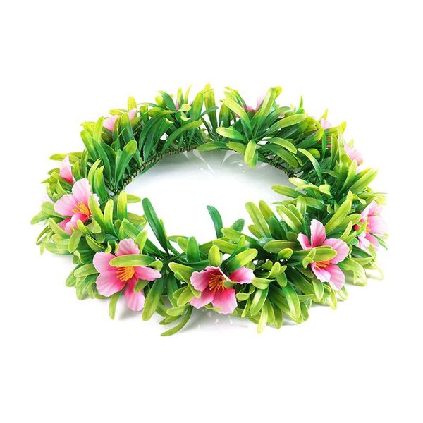 decorative flowers & wreaths 1pcs color garland with thick leaves women's girl hair accessories, flower hoop headdress party supplies
decorative flowers & wreaths 1pcs color garland with thick leaves women's girl hair accessories, flower hoop headdress party supplies
