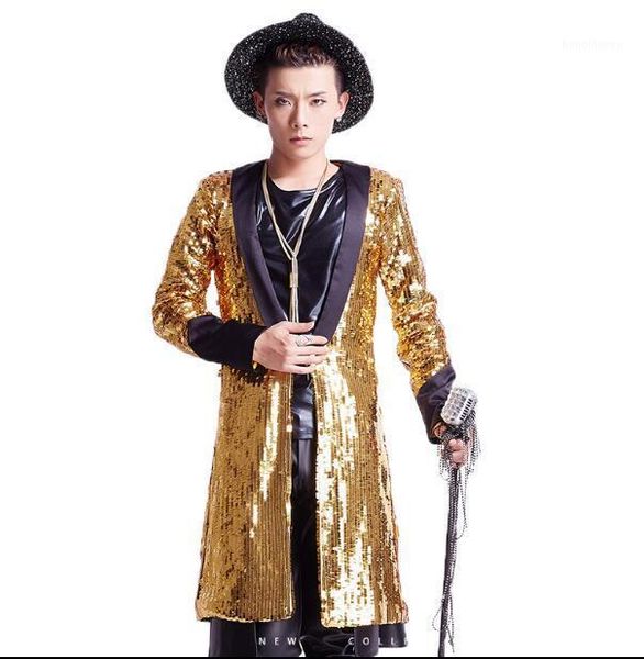 men's suits & blazers 2021 men gold tuxedo jacket stage costumes for singer sequin green blazer coat, White;black
men's suits & blazers 2021 men gold tuxedo jacket stage costumes for singer sequin green blazer coat, White;black
