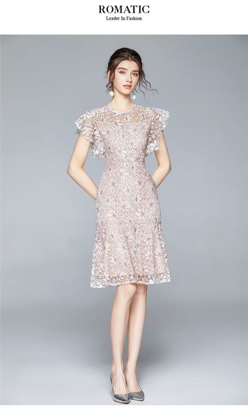 casual dresses ruffles lace fashion womens short sleeve o-neck hollow out slim work office elegant dress vintage vestido u5c9, Black;gray
casual dresses ruffles lace fashion womens short sleeve o-neck hollow out slim work office elegant dress vintage vestido u5c9, Black;gray