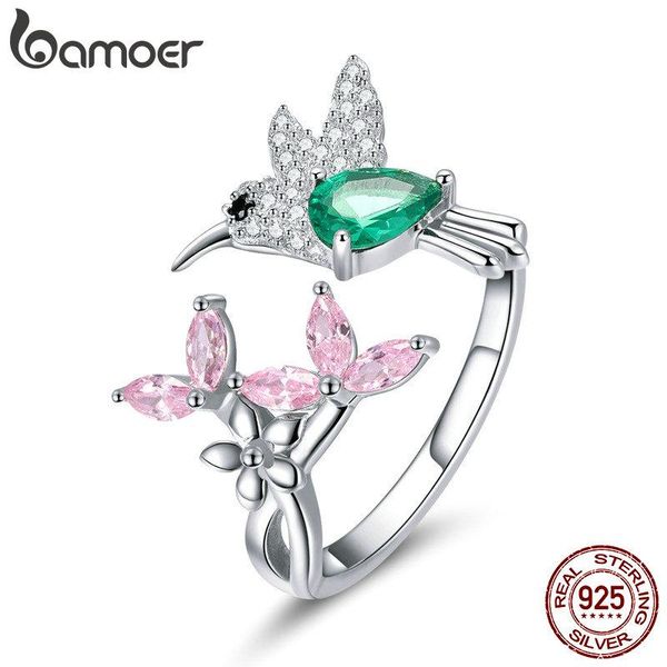 wedding rings bamoer 100% 925 sterling silver adjustable hummingbird gift luminous clear cz finger for women jewelry bsr016, Slivery;golden
wedding rings bamoer 100% 925 sterling silver adjustable hummingbird gift luminous clear cz finger for women jewelry bsr016, Slivery;golden