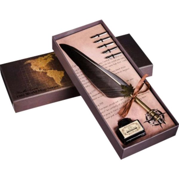 kids retro gift writing calligraphy feather pen ink writing, drawing, etc home, office, school, quill sets fountain pens
kids retro gift writing calligraphy feather pen ink writing, drawing, etc home, office, school, quill sets fountain pens
