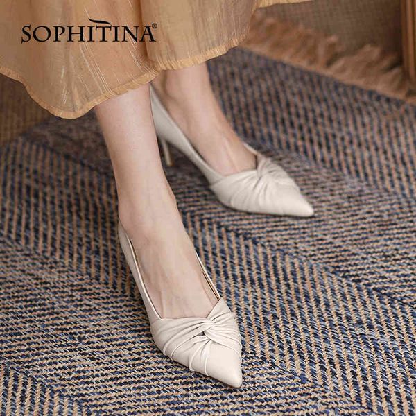 sophitina wild women's shoes stiletto-heeled solid color slip-on antiskid tpr shoes genuine leather fashion female pumps ao216 210513, Black
sophitina wild women's shoes stiletto-heeled solid color slip-on antiskid tpr shoes genuine leather fashion female pumps ao216 210513, Black
