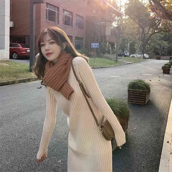 winter style women's solid color half high neck knitted sling dress 210514, Black;gray
winter style women's solid color half high neck knitted sling dress 210514, Black;gray