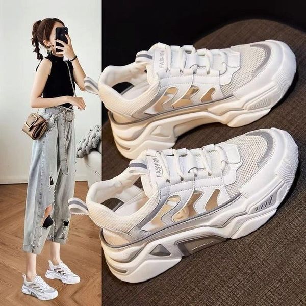 sandals women summer fashion women's 2021 leisure all-match comfortable round head open toe platform shoes, Black
sandals women summer fashion women's 2021 leisure all-match comfortable round head open toe platform shoes, Black
