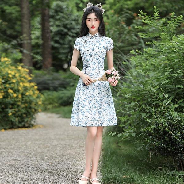 ethnic clothing lace short qipao classic floral printed oriental chinese dress traditional mandarin collar cheongsams vintage button gown, Red
ethnic clothing lace short qipao classic floral printed oriental chinese dress traditional mandarin collar cheongsams vintage button gown, Red