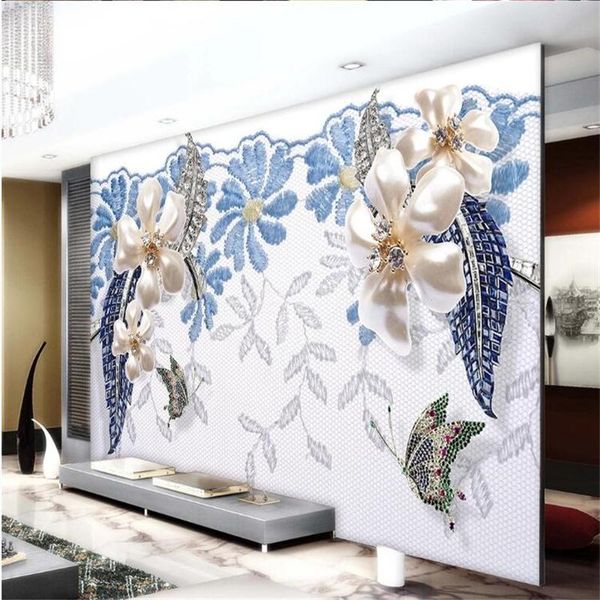wallpapers wellyu custom wallpaper white floral blue leaves jewels background wall 3d papers home decor papier peint behang tapeta
wallpapers wellyu custom wallpaper white floral blue leaves jewels background wall 3d papers home decor papier peint behang tapeta