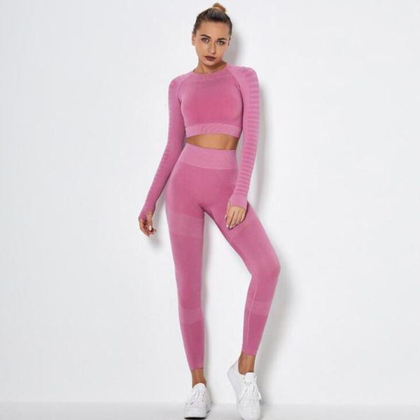 yoga outfit 2 piece sport suit set for woman workout gym clothing long sleeve crop leggings women clothes
yoga outfit 2 piece sport suit set for woman workout gym clothing long sleeve crop leggings women clothes