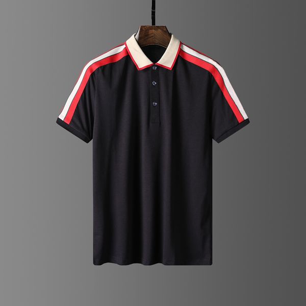 summer designer polo shirts men polos tees with snake letters embroidery woman short sleeve, White;black
summer designer polo shirts men polos tees with snake letters embroidery woman short sleeve, White;black