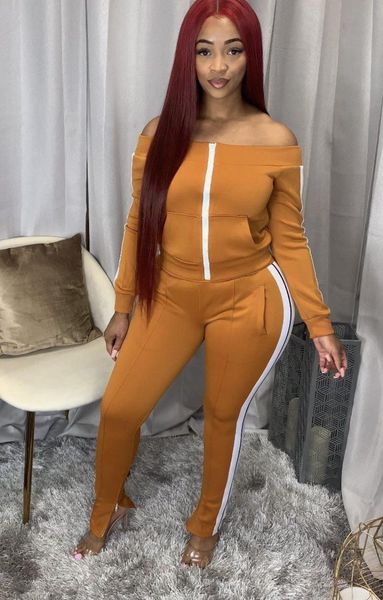 women's two piece pants women autumn casual slash neck long sleeve solid zipper split slim patchwork pocket sport 2pcs set, White
women's two piece pants women autumn casual slash neck long sleeve solid zipper split slim patchwork pocket sport 2pcs set, White