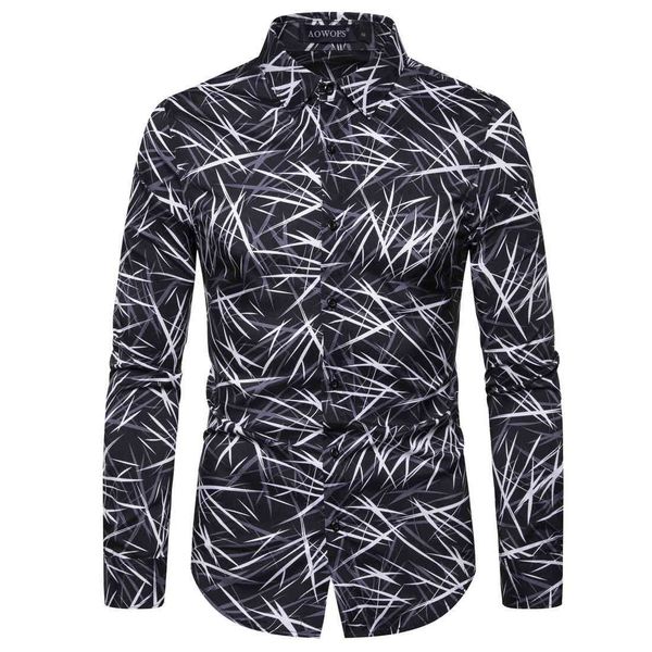 men's casual shirts 2021fashion european and american fashion personalized digital printing simple long sleeve shirt ys041 niil, White;black
men's casual shirts 2021fashion european and american fashion personalized digital printing simple long sleeve shirt ys041 niil, White;black