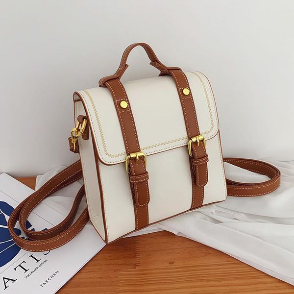 backpack college style three-purpose bag women's fashion shoulder korean casual hit color single school
backpack college style three-purpose bag women's fashion shoulder korean casual hit color single school