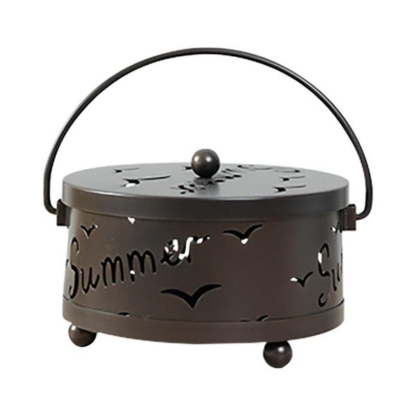 fragrance lamps iron decorative incense burner fixed fireproof home outdoor out round easy use practical mosquito coil holder with handle
fragrance lamps iron decorative incense burner fixed fireproof home outdoor out round easy use practical mosquito coil holder with handle