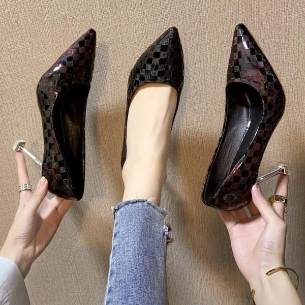 dress shoes high heels black pumps wedding bridal leather estiletos mujer female shallow concise elegant high-heeled y22-321
dress shoes high heels black pumps wedding bridal leather estiletos mujer female shallow concise elegant high-heeled y22-321