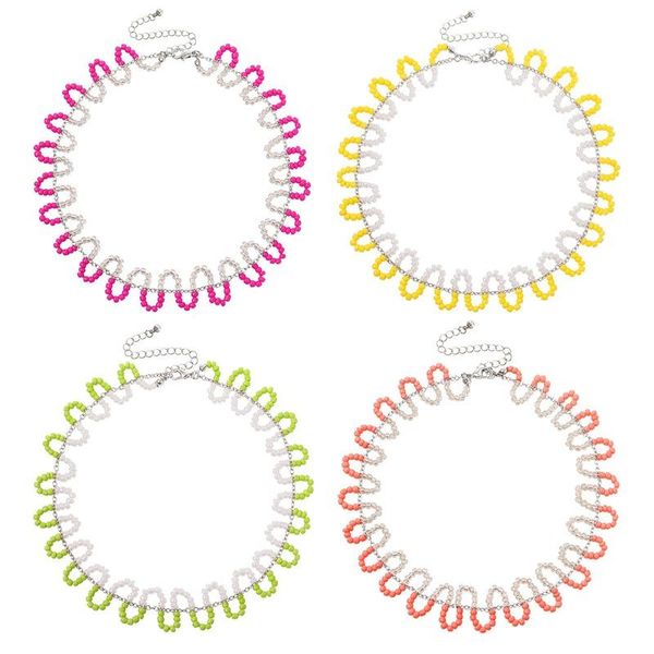 chains serpentine necklace girls beads beaded necklaces exquisite bohemia pendant clavicle chain simplicity alloy kolczyki, Silver
chains serpentine necklace girls beads beaded necklaces exquisite bohemia pendant clavicle chain simplicity alloy kolczyki, Silver