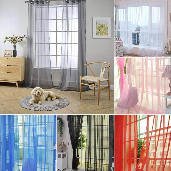 curtain & drapes 1pair (2 panels) of tulle curtains window voile net solid sheer screen home kitchen living room
curtain & drapes 1pair (2 panels) of tulle curtains window voile net solid sheer screen home kitchen living room