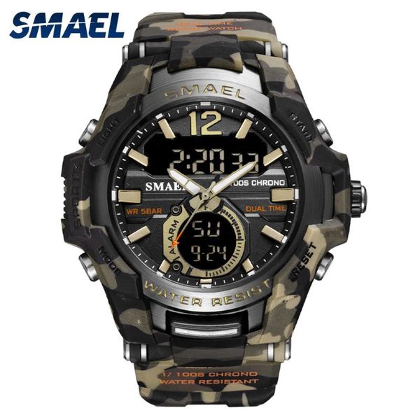 wristwatches men watches smael sport watch waterproof 50m wristwatch relogio masculino militar 1805b men's clock digital military army, Slivery;brown
wristwatches men watches smael sport watch waterproof 50m wristwatch relogio masculino militar 1805b men's clock digital military army, Slivery;brown