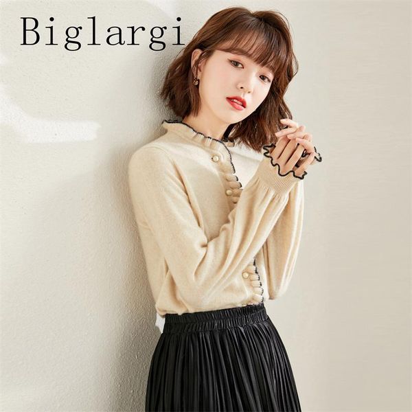 women's knits & tees autumn winter cardigan jumper women long sleeve ruffle elegantes ladies kardigan sweaters 2021 korean casual femin, White
women's knits & tees autumn winter cardigan jumper women long sleeve ruffle elegantes ladies kardigan sweaters 2021 korean casual femin, White