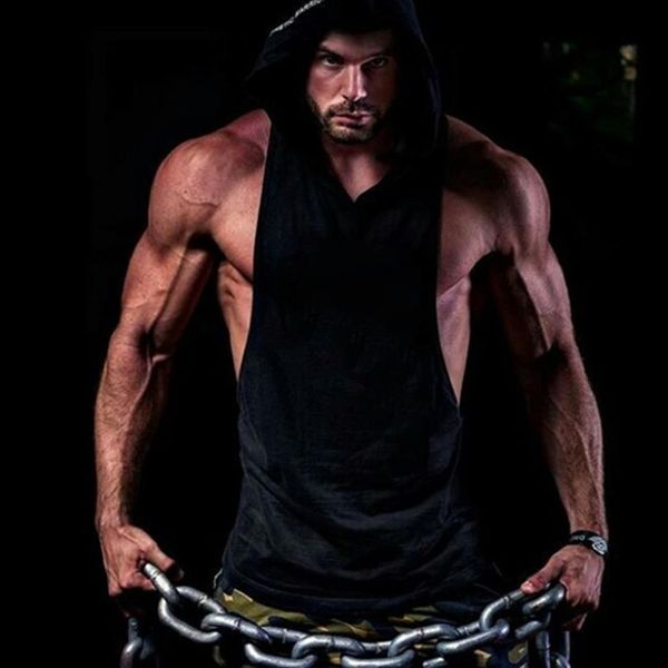 mens fitness apparel bodybuilding hoodietank vest muscle hooded shirt sleeveless tank, White;black
mens fitness apparel bodybuilding hoodietank vest muscle hooded shirt sleeveless tank, White;black