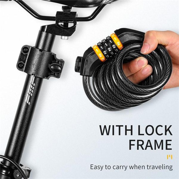 bike locks west biking spiral bicycle lock 5-digit combination password line anti-theft riding equipment
bike locks west biking spiral bicycle lock 5-digit combination password line anti-theft riding equipment
