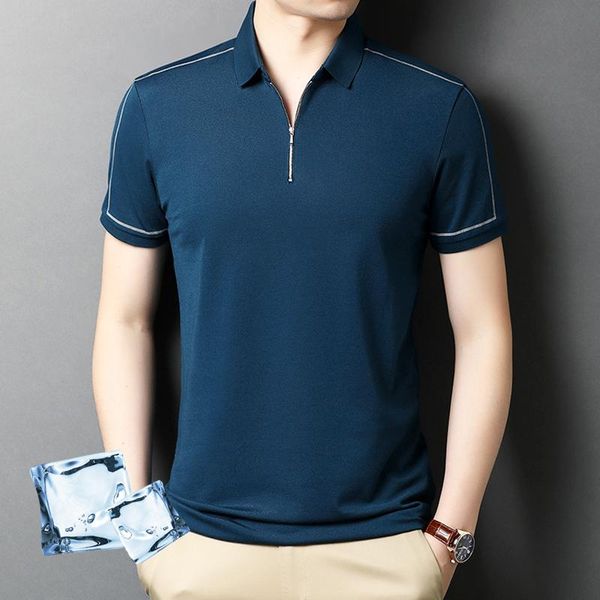 men's polos summer lightweight zipper lapel shirt men short sleeve collar t-shirt quick dry solid color casual ice silk cotton tee top, White;black
men's polos summer lightweight zipper lapel shirt men short sleeve collar t-shirt quick dry solid color casual ice silk cotton tee top, White;black