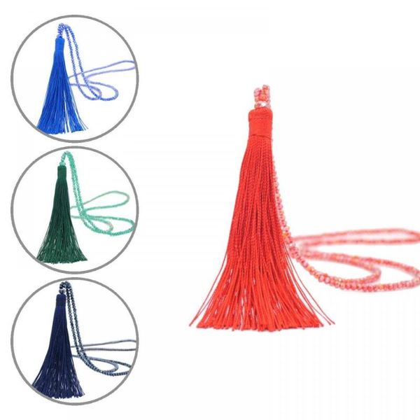 pendant necklaces fashion women tassel faux crystal beaded long necklace jewelry gift, Silver
pendant necklaces fashion women tassel faux crystal beaded long necklace jewelry gift, Silver