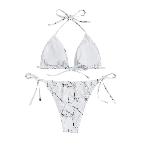 women's swimwear woman solid lace halter bikini set push up swimsuit marble pattern beachwear padded bathing suit traje de bano, White;black
women's swimwear woman solid lace halter bikini set push up swimsuit marble pattern beachwear padded bathing suit traje de bano, White;black