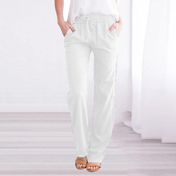 women's pants & capris cotton linen women solid casual wide leg drawstring elastic waist long straight trousers comfy pockets full leng, Black;white
women's pants & capris cotton linen women solid casual wide leg drawstring elastic waist long straight trousers comfy pockets full leng, Black;white