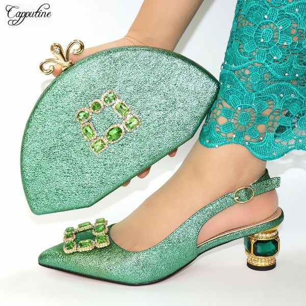 dress shoes wonderful green high heel sandal and handbag set nice matching for evening vc110 height 6.5cm, Black
dress shoes wonderful green high heel sandal and handbag set nice matching for evening vc110 height 6.5cm, Black