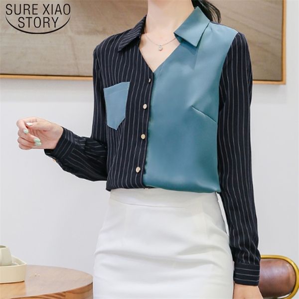 korean style women elegant striped v-neck long sleeve office lady clothing blusas mujer de moda 6271 50 210506, White
korean style women elegant striped v-neck long sleeve office lady clothing blusas mujer de moda 6271 50 210506, White