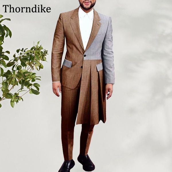 thorndike 2021 style patchwork men suits for wedding dinner party groomsmen tuxedos custom made 2 piece notched lapel blazer men's & bl, White;black
thorndike 2021 style patchwork men suits for wedding dinner party groomsmen tuxedos custom made 2 piece notched lapel blazer men's & bl, White;black