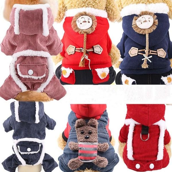 dog apparel cartoon hoodie printed cat pet jumpsuit winter thickening fleece warm puppy hoodies cute floral edge clothes for small dogs
dog apparel cartoon hoodie printed cat pet jumpsuit winter thickening fleece warm puppy hoodies cute floral edge clothes for small dogs