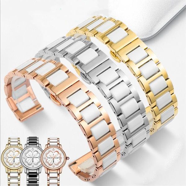 watch bands man woman's fashion gold black white ceramic with steel watchband 12 to 22mm smooth bracelet for diamond follie, Black;brown
watch bands man woman's fashion gold black white ceramic with steel watchband 12 to 22mm smooth bracelet for diamond follie, Black;brown