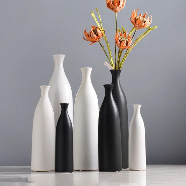 morandi white & black high vase porcelain decoration vases dyr flower arranement hydroponics home furnishings crafts
morandi white & black high vase porcelain decoration vases dyr flower arranement hydroponics home furnishings crafts