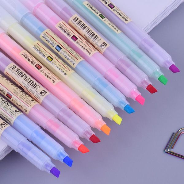 highlighters baixue color highlighter pen student mini marker pens kawaii stationery material escolar papelaria school supplies pb61, Black;red
highlighters baixue color highlighter pen student mini marker pens kawaii stationery material escolar papelaria school supplies pb61, Black;red