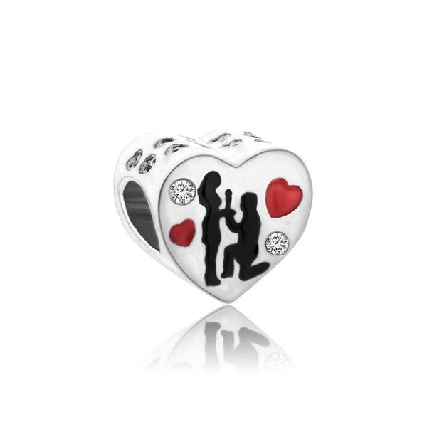 fits pandora bracelets 20pcs love proposal happiness charms beads silver charms bead for women diy european necklace jewelry accessorie, Black
fits pandora bracelets 20pcs love proposal happiness charms beads silver charms bead for women diy european necklace jewelry accessorie, Black