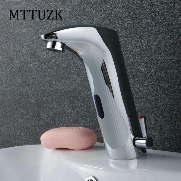 bathroom sink faucets mttuzk brass chrome plated sensor faucet deck mounted automatic water saving basin mixer tap dc6v &ac220v torneira
bathroom sink faucets mttuzk brass chrome plated sensor faucet deck mounted automatic water saving basin mixer tap dc6v &ac220v torneira