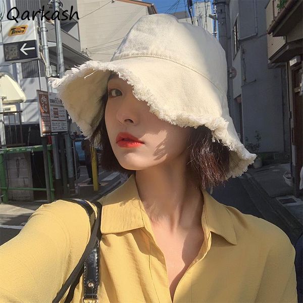 wide brim hats bucket women denim korean style trendy ladies college street all-match simple leisure sun-proof pure color daily mujer ins, Blue;gray
wide brim hats bucket women denim korean style trendy ladies college street all-match simple leisure sun-proof pure color daily mujer ins, Blue;gray