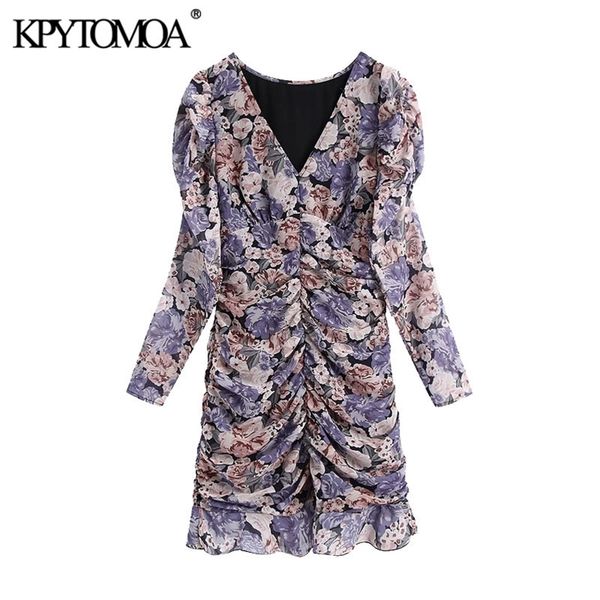 women chic fashion floral print ruffled pleated mini dress vintage long sleeve with lining female dresses vestidos 210420, Black;gray
women chic fashion floral print ruffled pleated mini dress vintage long sleeve with lining female dresses vestidos 210420, Black;gray