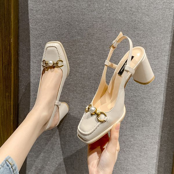 baotou back empty sandals one foot buckle square head single sho pearl metal thick heel shallow mouth cover high-heeled
baotou back empty sandals one foot buckle square head single sho pearl metal thick heel shallow mouth cover high-heeled