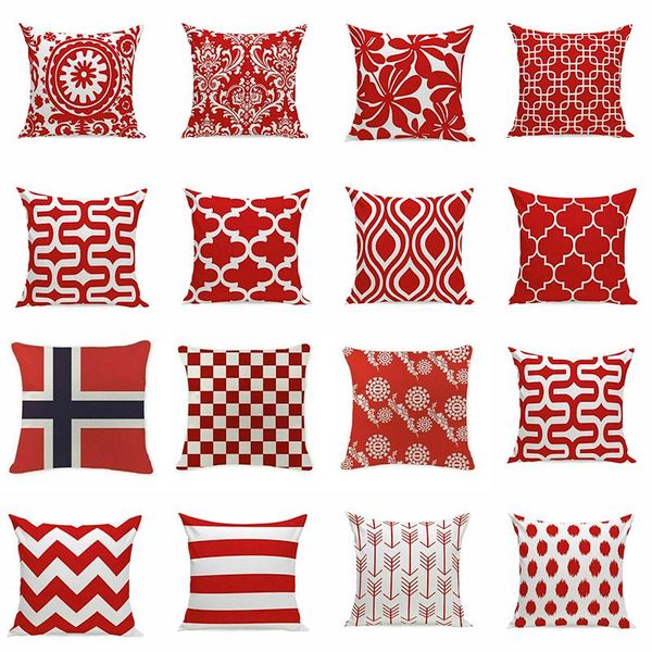 45x45 cm simple red geometric striped lattice wave cushion cover polyester throw pillow case sofa car home office decorative cushion/decorat
45x45 cm simple red geometric striped lattice wave cushion cover polyester throw pillow case sofa car home office decorative cushion/decorat
