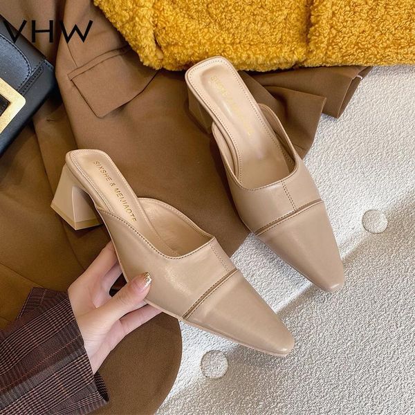 women mules shoes pointed toe heels leather slippers ladies 2021 spring summer fashion elegant pumps, Black
women mules shoes pointed toe heels leather slippers ladies 2021 spring summer fashion elegant pumps, Black