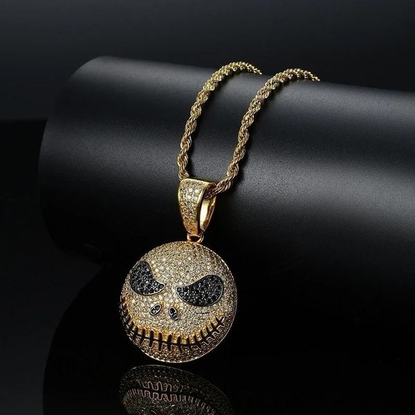 pendant necklaces ysmlk 2021 fashion hip hop iced out christmas zircon grimace necklace men's rock party jewelry, Silver
pendant necklaces ysmlk 2021 fashion hip hop iced out christmas zircon grimace necklace men's rock party jewelry, Silver
