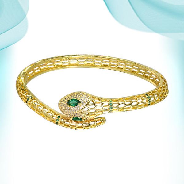 bangle snack bracelet with green eyes stone punk style mental personalized jewelry customized for women, Black
bangle snack bracelet with green eyes stone punk style mental personalized jewelry customized for women, Black