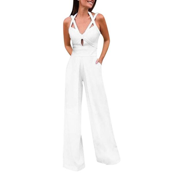 women's jumpsuits & rompers womail women summer fashion v-neck sleeveless jumpsuit off shoulder enterizos para mujer verano, Black;white
women's jumpsuits & rompers womail women summer fashion v-neck sleeveless jumpsuit off shoulder enterizos para mujer verano, Black;white