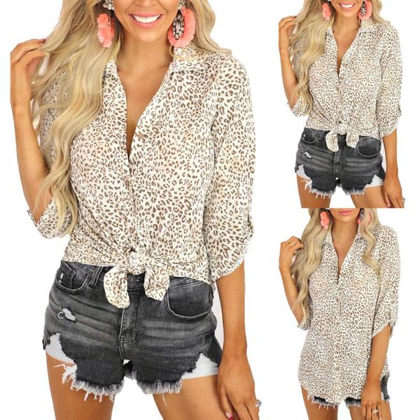 women's blouses & shirts donsignet fashion blouse summer casual lapel single-breasted leopard print loose long-sleeved plus size, White
women's blouses & shirts donsignet fashion blouse summer casual lapel single-breasted leopard print loose long-sleeved plus size, White