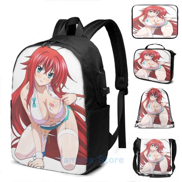 backpack funny graphic print rias gremory usb charge men school bags women bag travel laptop
backpack funny graphic print rias gremory usb charge men school bags women bag travel laptop