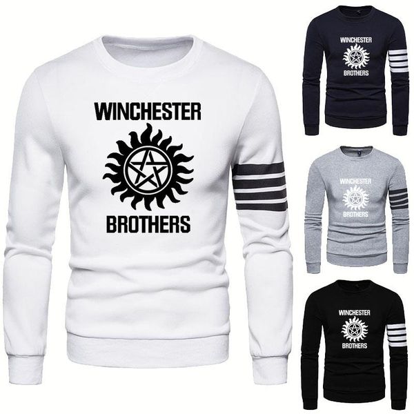 men's hoodies & sweatshirts 2021 spring autumn casual men pullover winchester brothers printing cotton fashion hooded sweatshir, Black
men's hoodies & sweatshirts 2021 spring autumn casual men pullover winchester brothers printing cotton fashion hooded sweatshir, Black